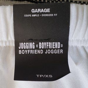 NWT Garage White Sweats